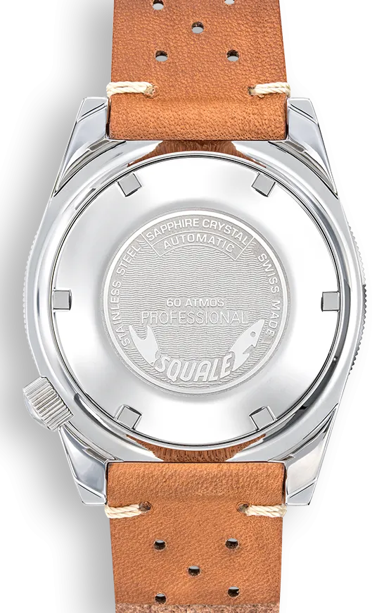 Squale Matic Dark Blue Leather Watch