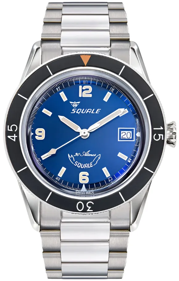 Squale SUB-39 Blue Bracelet Watch