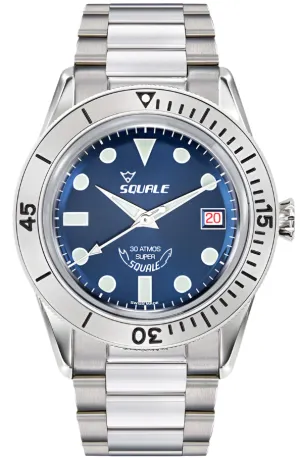 Squale SUB-39 Super Blue Bracelet Watch