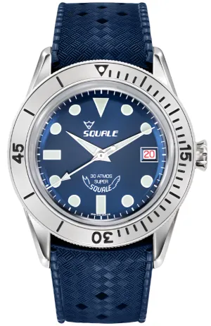 Squale SUB-39 Super Blue Rubber Watch
