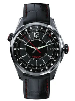 Sturmanskie GAGARIN 24 HOURS Automatic Black Mens Watch 2426/4571144