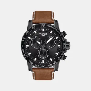 Supersport Chrono Men Chronograph Leather Watch T1256173605101