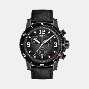 Supersport NBA Special Edition Men Quartz Black Dial Chronograph Leather Watch T1256173706700