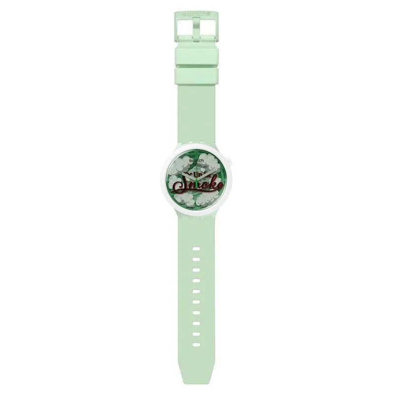 Swatch UP IN SMOKE Watch SB03Z103