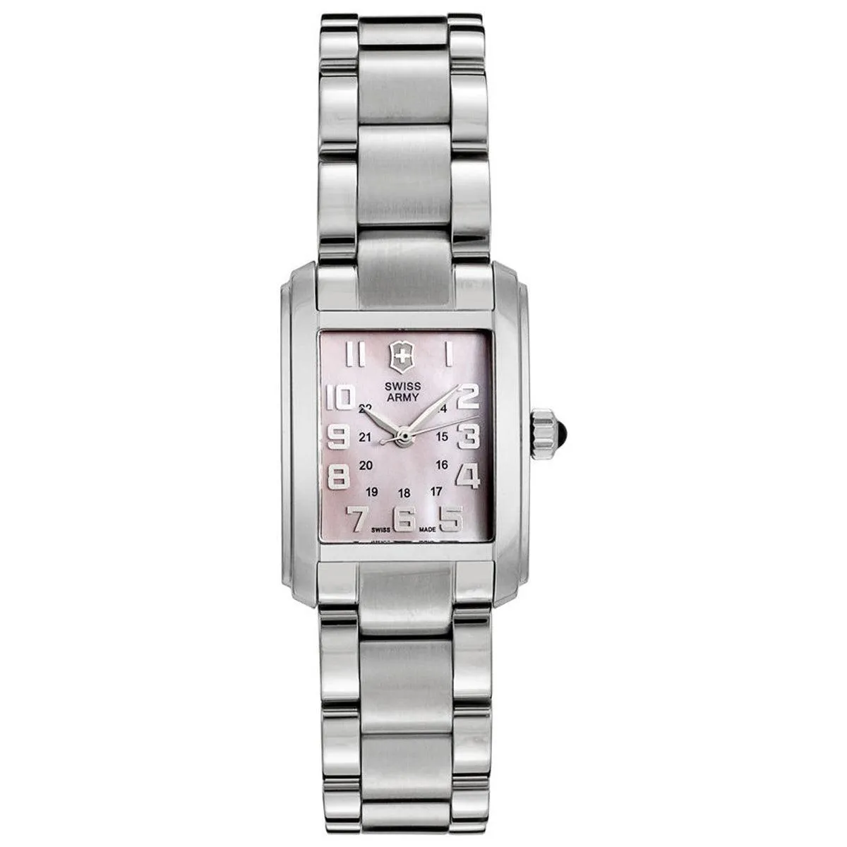 Swiss Army 241169 Women's Vivante Pink Mother of Pearl Dial Stainless Steel Watch