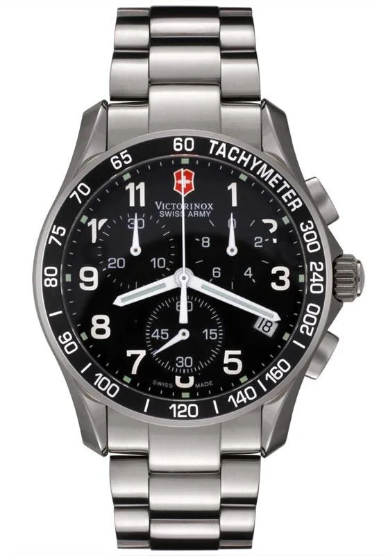 Swiss Army 241171 Men's Quartz Black Dial Titanium Watch