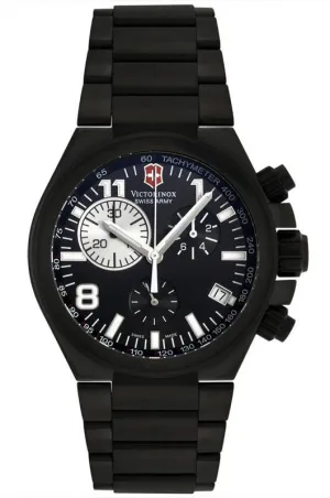 Swiss Army 241255 Men's Swiss Made Black Titanium Chronograph Watch
