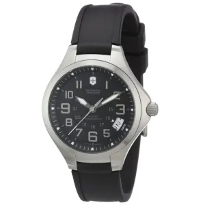 Swiss Army 241470 Women's Base Camp Black Date Dial Black Rubber Strap Swiss Watch