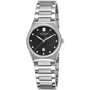 Swiss Army 241512 Women's Victoria Black Dial Stainless Steel Watch