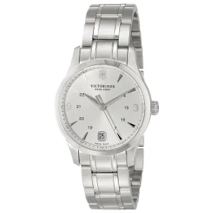 Swiss Army 241539 Women's Alliance Small Silver Dial Stainless Steel Watch