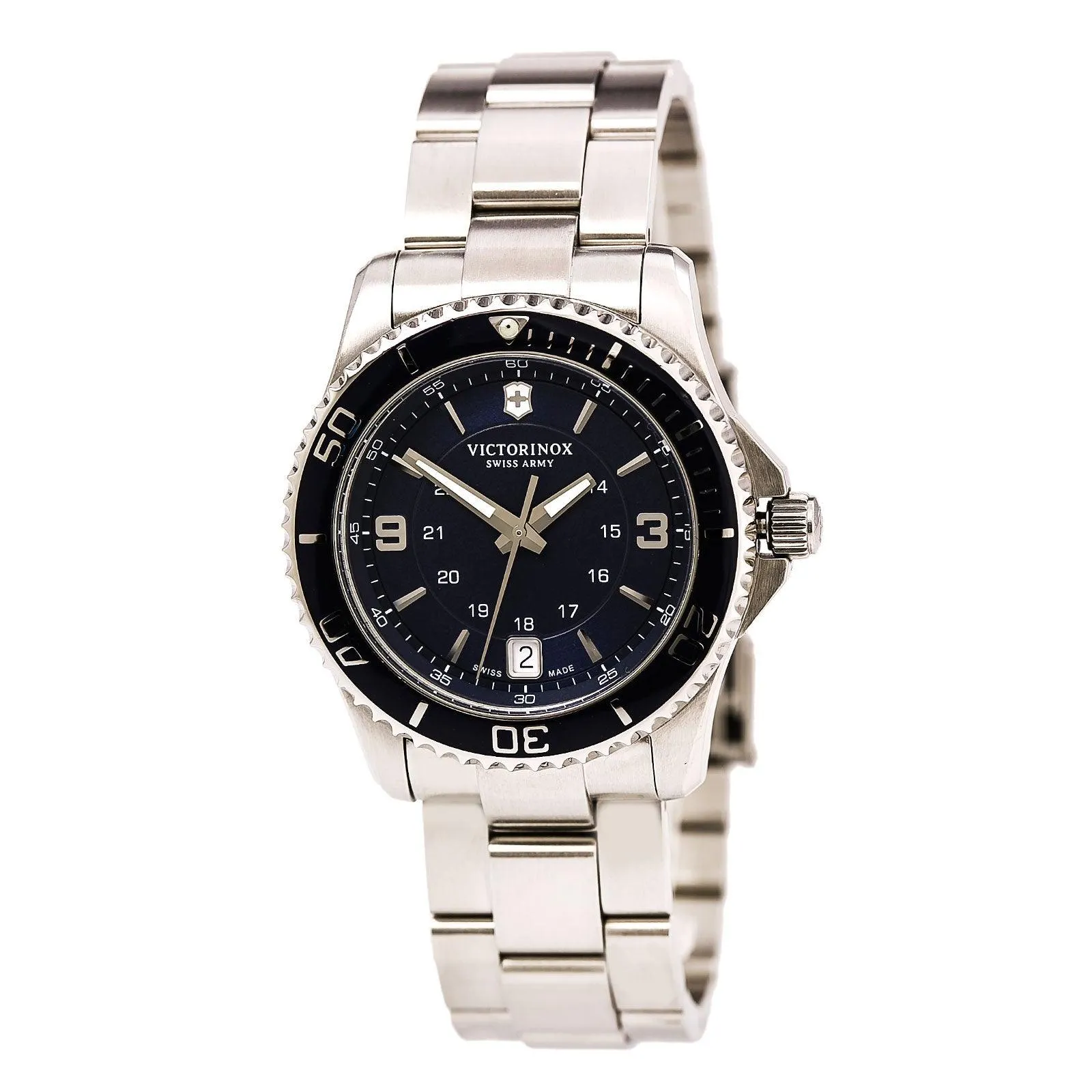 Swiss Army 241609 Women's Maverick Blue Dial Stainless Steel Bracelet Watch