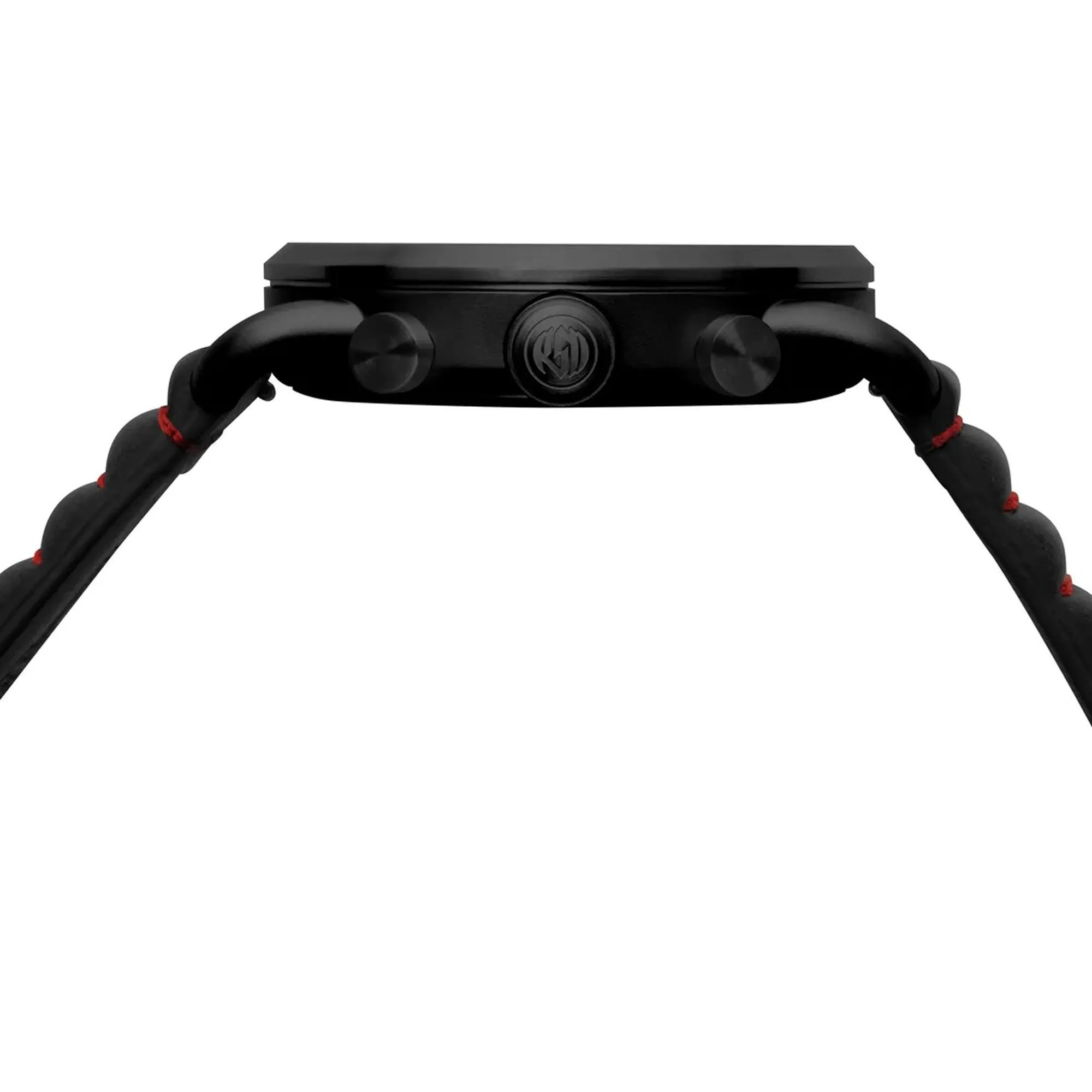 Szanto Icon Unisex Watch - Roland Sands Signature Black and Red Strap | IC RS 2252