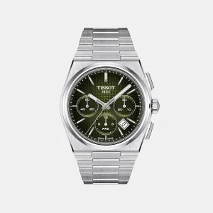 T-Classic Men Analog Graded Green Dial Swiss Tissot Automatic Stainless Steel Watch T1374271109100