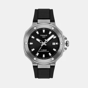 T-Race Men Analog Black Dial Automatic Silicone Watch T1418071705100