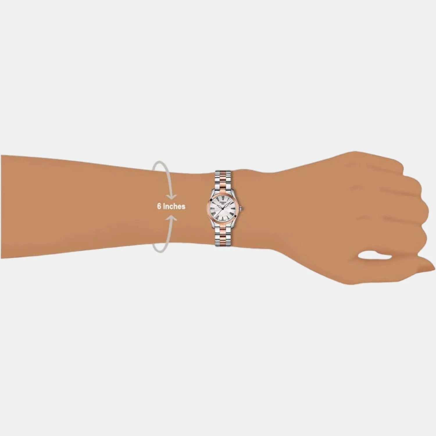 T-Wave Women Analog Stainless Steel Watch T1122102211301