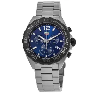 Tag Heuer Formula 1 Quartz Chronograph Blue Dial Steel Men's Watch