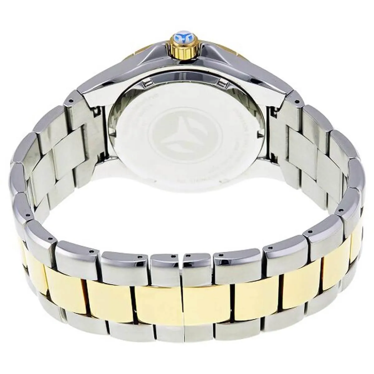 Technomarine Men's Watch - Sea Manta Silver Tone Dial Two Tone Bracelet | TM-215004