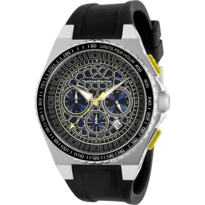 Technomarine Men's Watch - Technocell Blue and Black Dial Silicone Strap | TM-318064