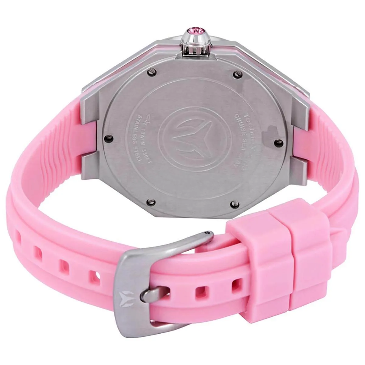 Technomarine Women's Quartz Watch - Cruise Sea Pink Rubber Strap | TM-118003