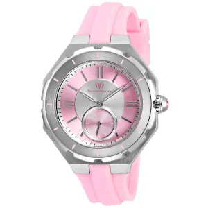 Technomarine Women's Quartz Watch - Cruise Sea Pink Rubber Strap | TM-118003