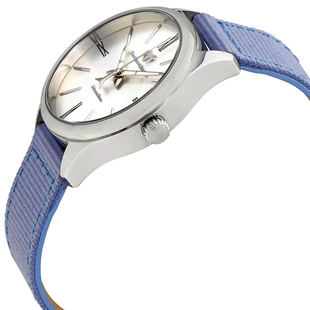 Technomarine Women's Quartz Watch - MoonSun Purple Nylon Strap | TM-117011