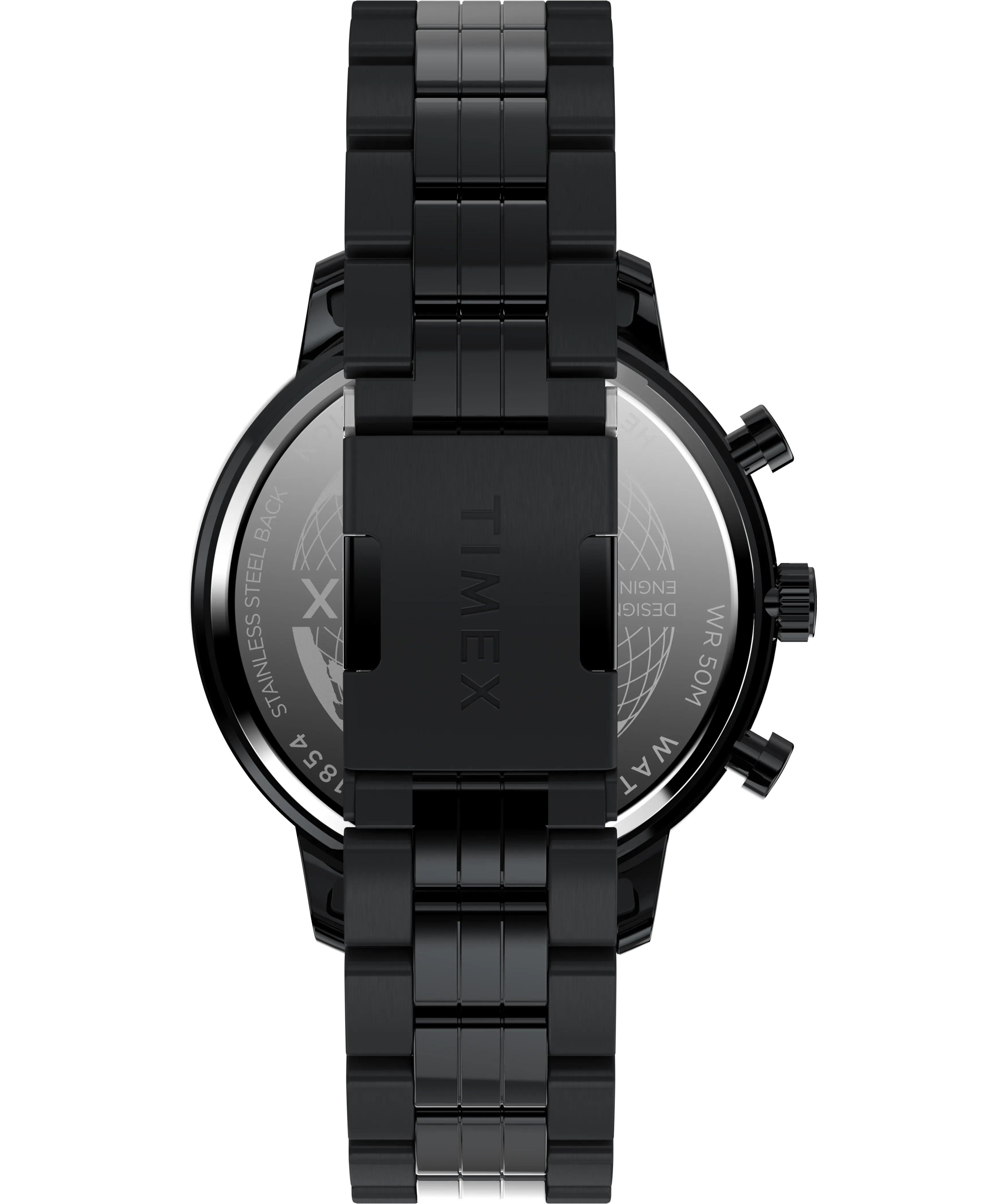 Timex Chicago 45mm Stainless Steel Black Dial Watch TW2W13400