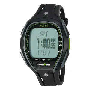 Timex Chronograph Watch - Unisex Ironman Sleek 150 Black Strap | TW5K96400JV