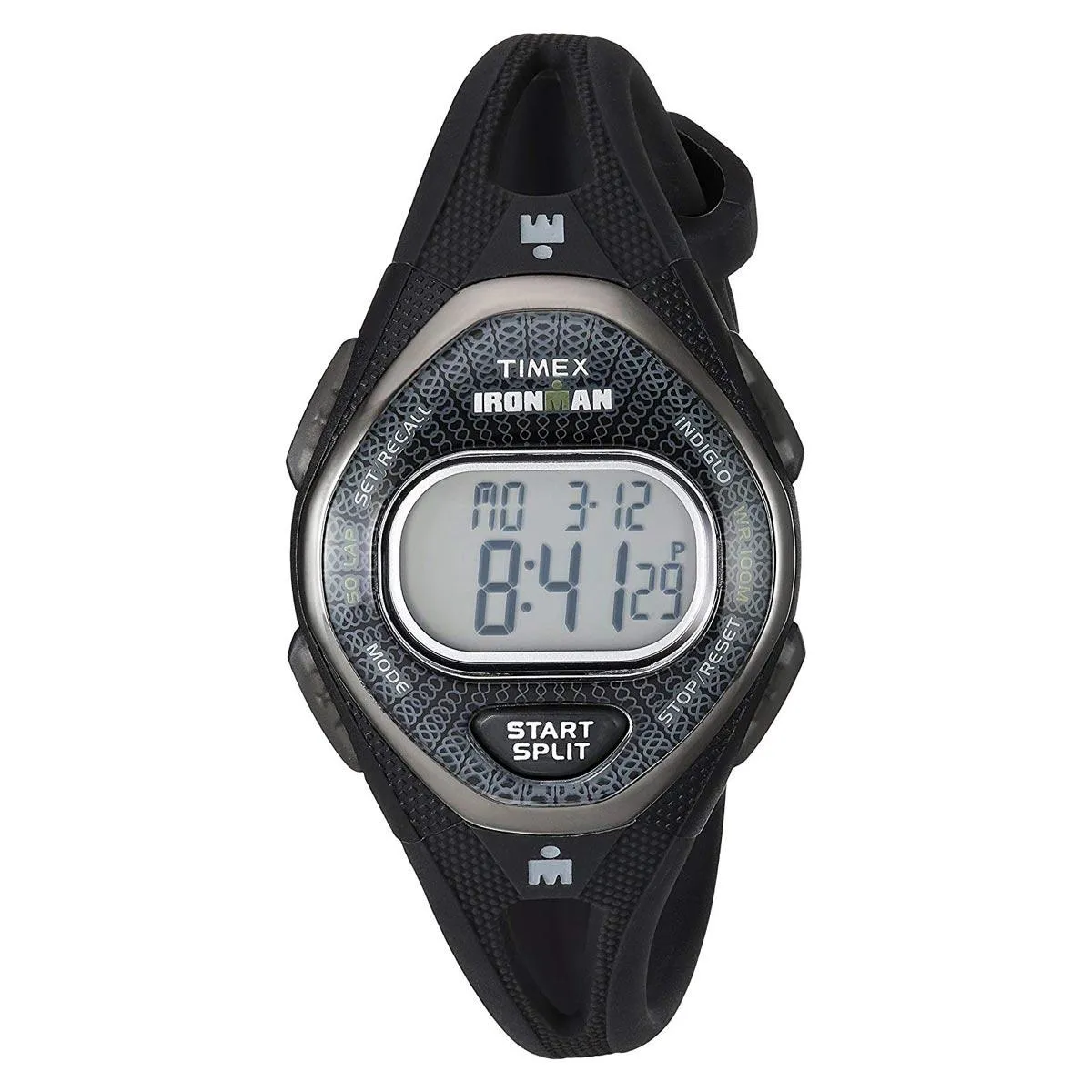 Timex Chronograph Watch - Women's Ironman Sleek 50 Black Strap | TW5M10900JV