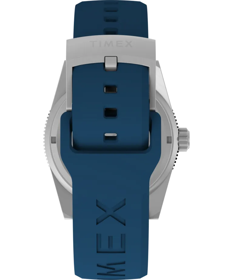 Timex Deepwater Reef 200M 41mm Blue Rubber Strap Watch TW2W74600