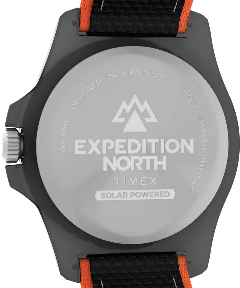 Timex Expedition 46mm Black Dial Fabric Strap Watch TW2V66100