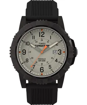 Timex Expedition North Beige Dial Black Band  with Indiglo TW4B32200