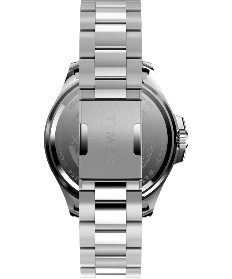 Timex Harborside Coast 43mm Stainless Steel Bracelet Watch TW2V91900