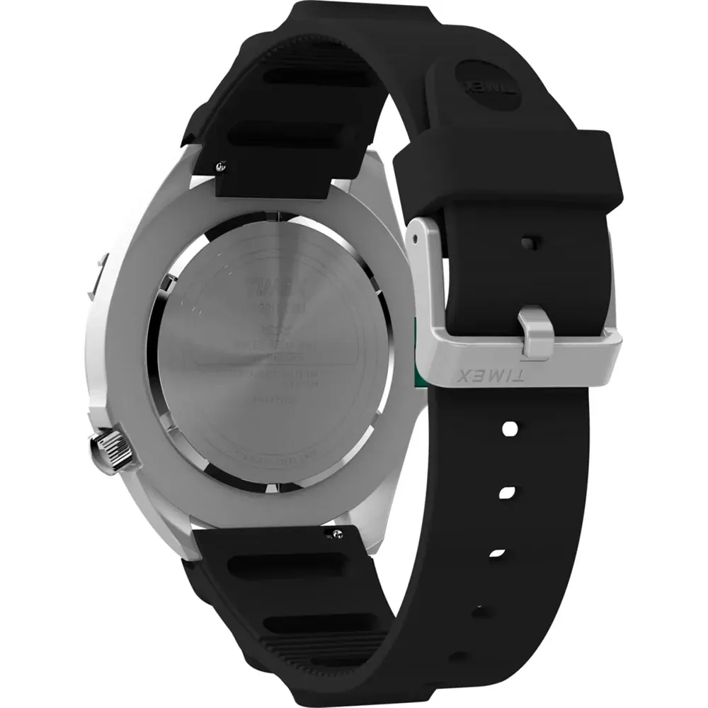 Timex Lab 1995 Intrepid Reissue Black Rubber Band Indiglo TW2Y05800