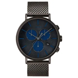 Timex Men's Chrono Watch - Fairfield Supernova Gray Dial Mesh Bracelet | TW2R98000VQ