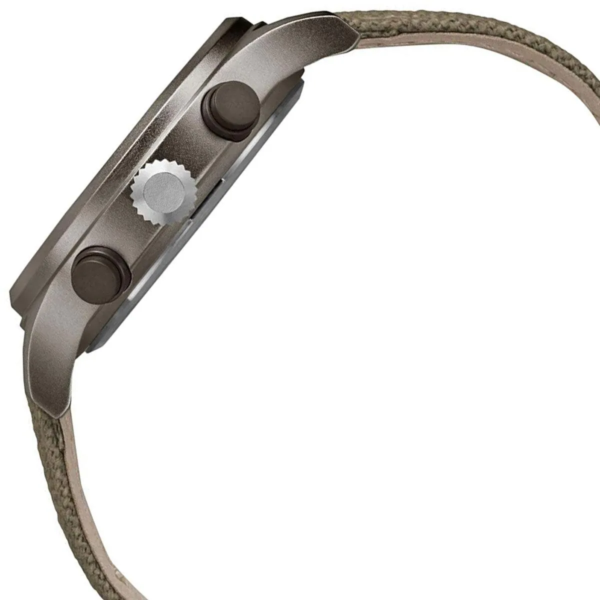 Timex Men's Chronograph Watch - Allied Grey Dial Green Fabric Strap | TW2R47200