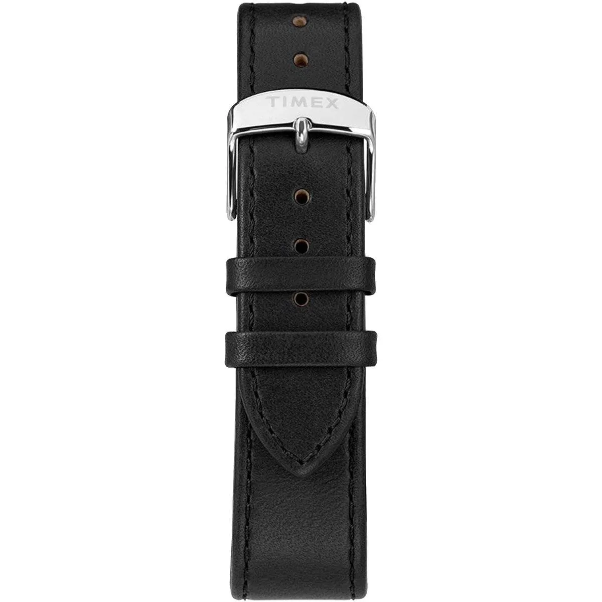 Timex Men's Chronograph Watch - Standard Black Dial Leather Strap | TW2T21100VQ