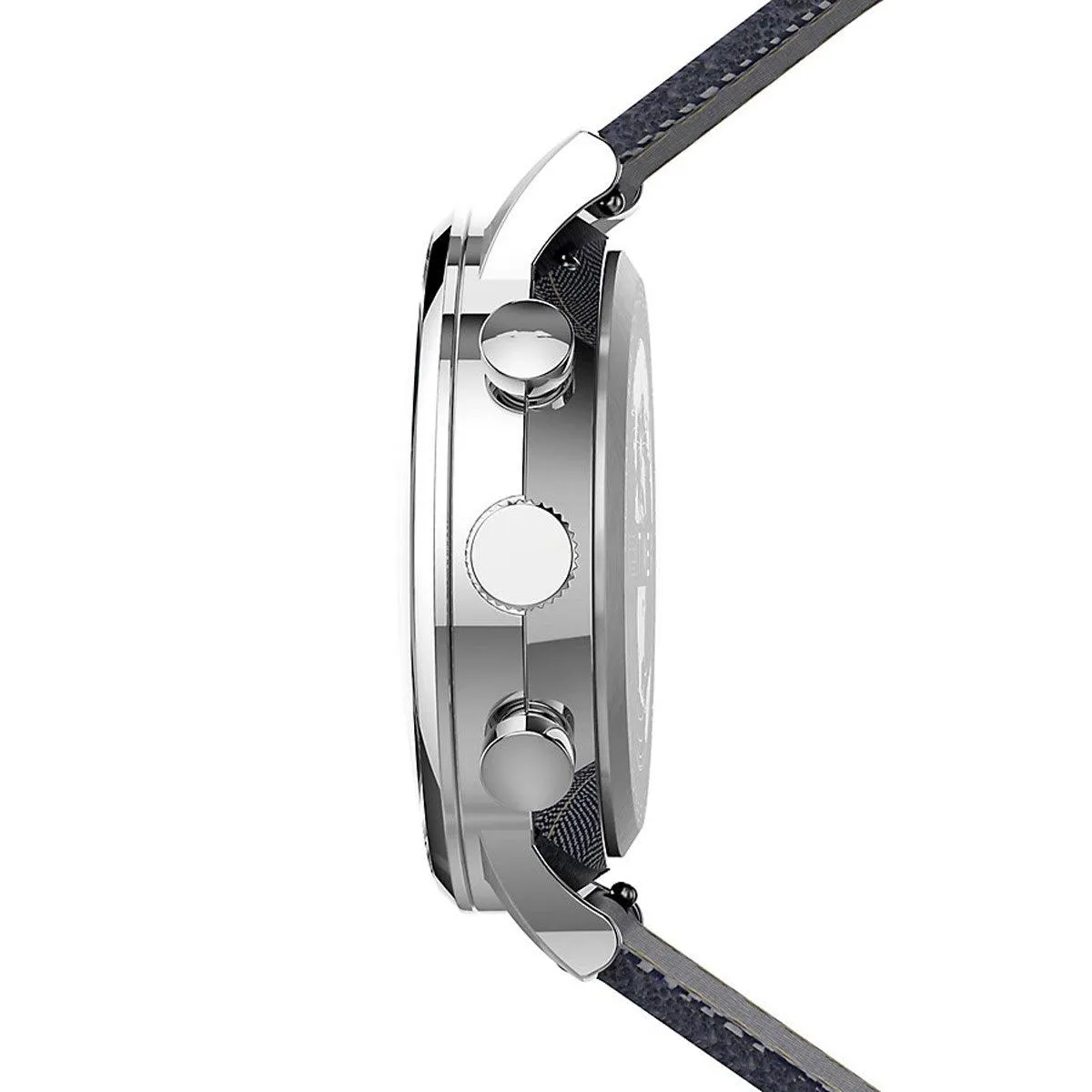 Timex Men's Chronograph Watch - Waterbury Blue Dial Leather Strap | TW2T71300VQ