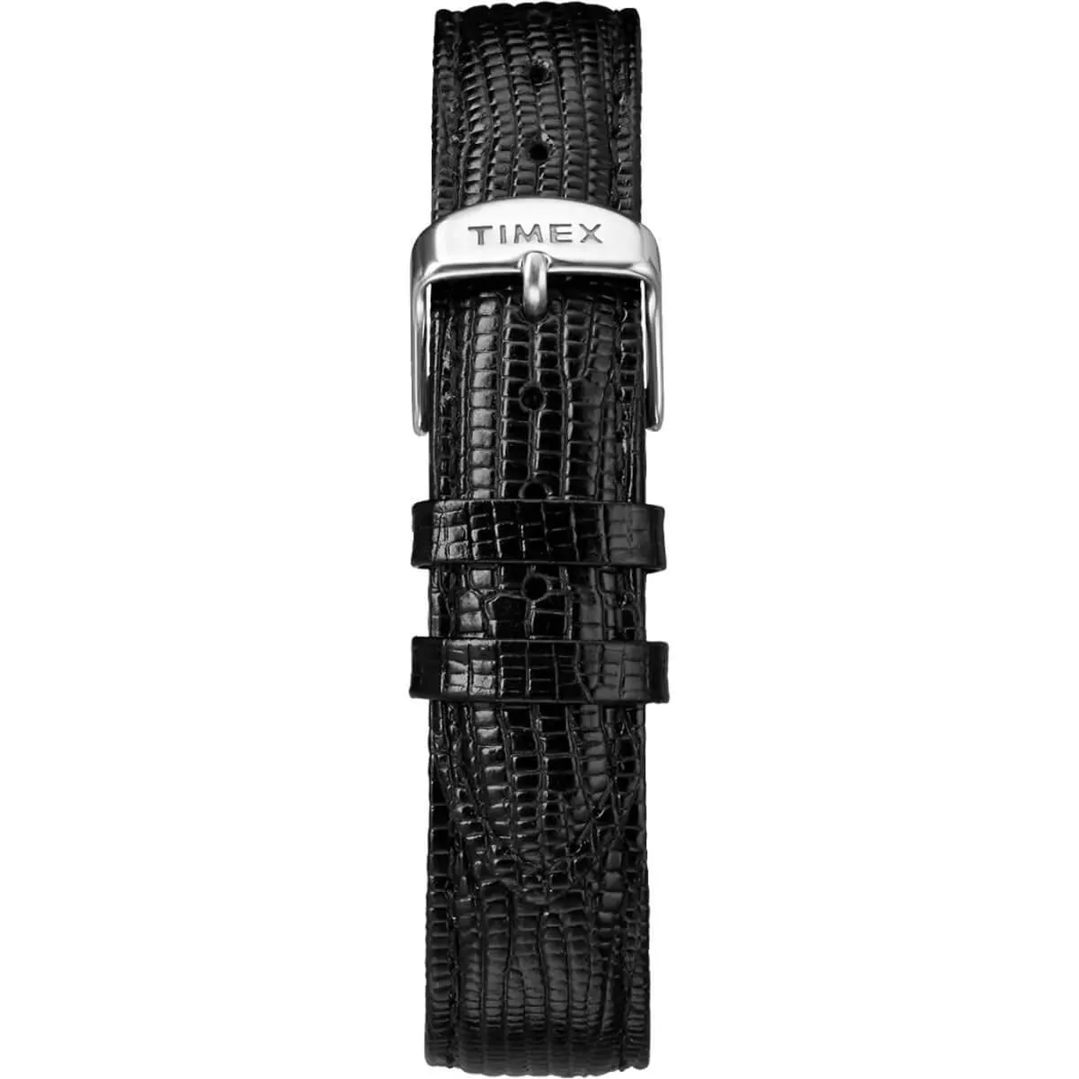 Timex Men's Mechanical Watch - Marlin Silver Dial Black Leather Strap | TW2R47900ZV