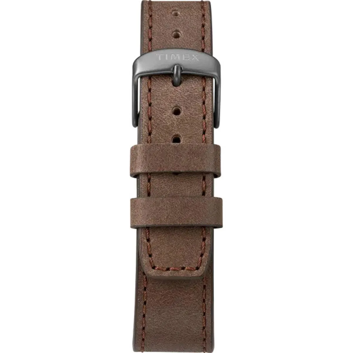 Timex Men's Quartz Watch - Allied Grey Dial Brown Leather Strap | TW2T33300VQ