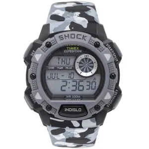 Timex Men's Quartz Watch - Expedition Grey Triangle Design Bezel Strap | TW4B00600UM