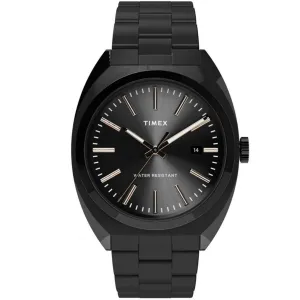 Timex Men's Quartz Watch - Milano XL Black Dial Bracelet | TW2U15500VQ