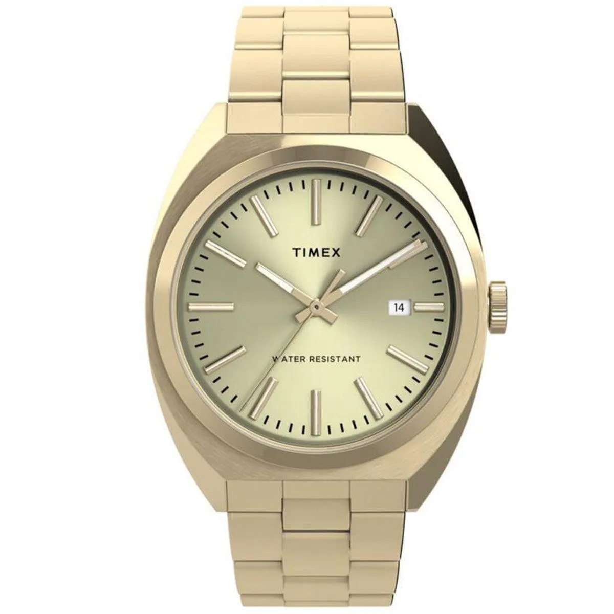Timex Men's Quartz Watch - Milano XL Champagne Dial Bracelet | TW2U15700VQ