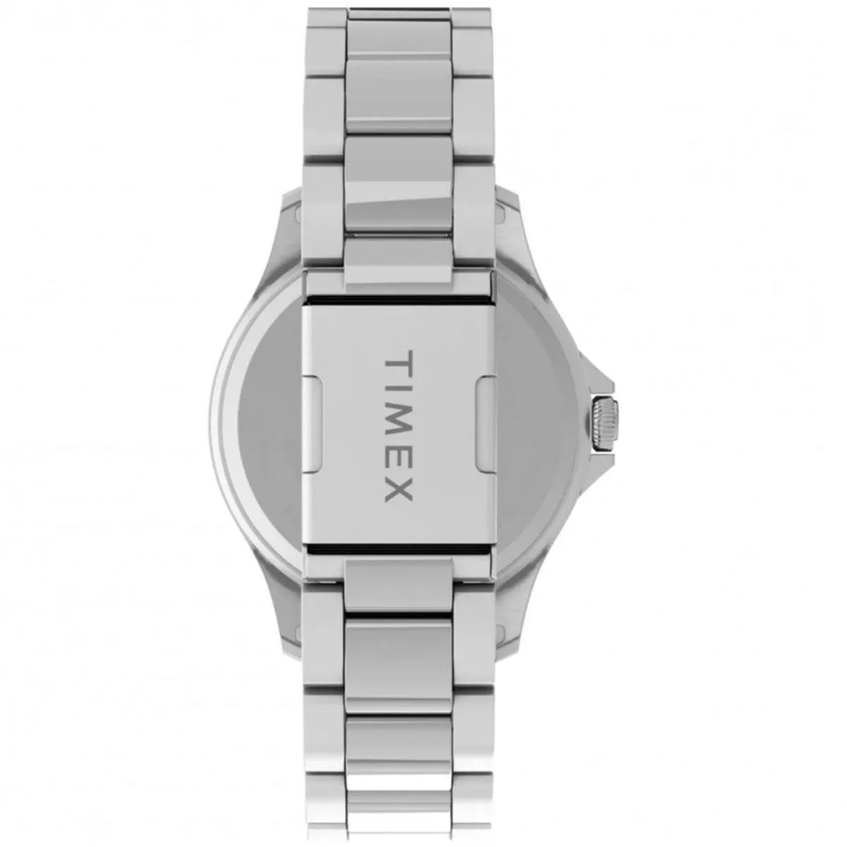 Timex Men's Quartz Watch - Navi XL Black Dial Silver Bracelet | TW2U10800VQ