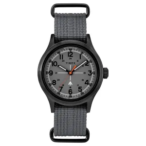 Timex Men's Quartz Watch - Todd Snyder Military Grey Dial Nylon Strap | TW2R78700JR