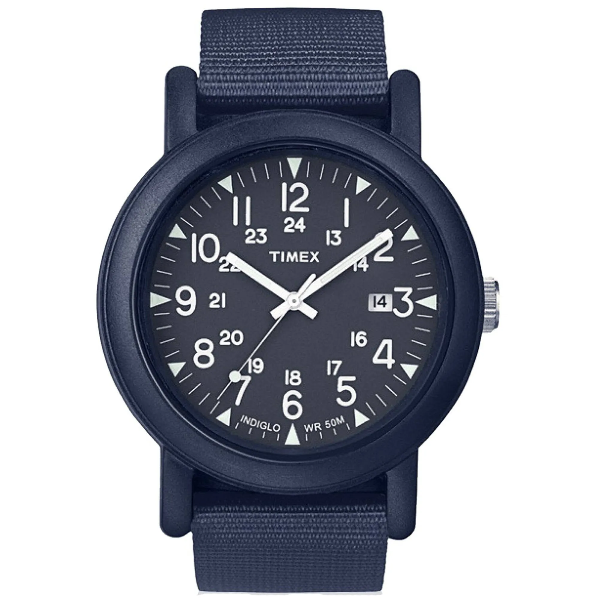 Timex Men's Watch - Camper Quartz Blue Dial Canvas/nylon Strap | TW2P62600