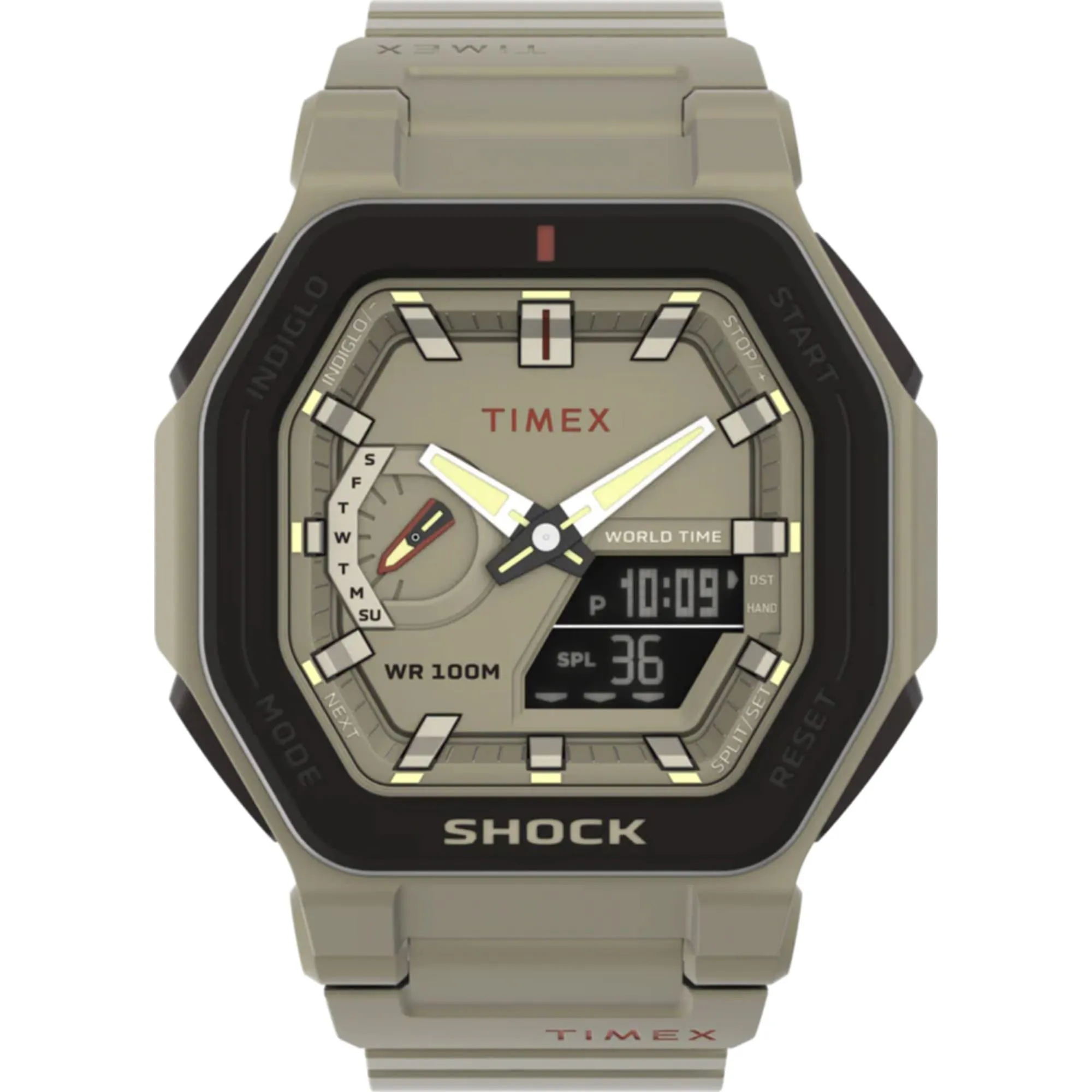 Timex Men's Watch - Command Encounter Analog-Digital Dial Resin Strap | TW2V35500