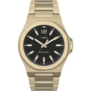 Timex Men's Watch - Essex Avenue Quartz Yellow Gold Steel Bracelet | TW2V02100