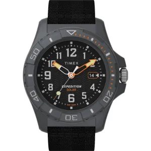 Timex Men's Watch - Expedition North Freedive Ocean Black Fabric Strap | TW2V40500JR