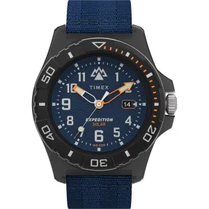 Timex Men's Watch - Expedition North Freedive Ocean Blue Fabric Strap | TW2V40300JR