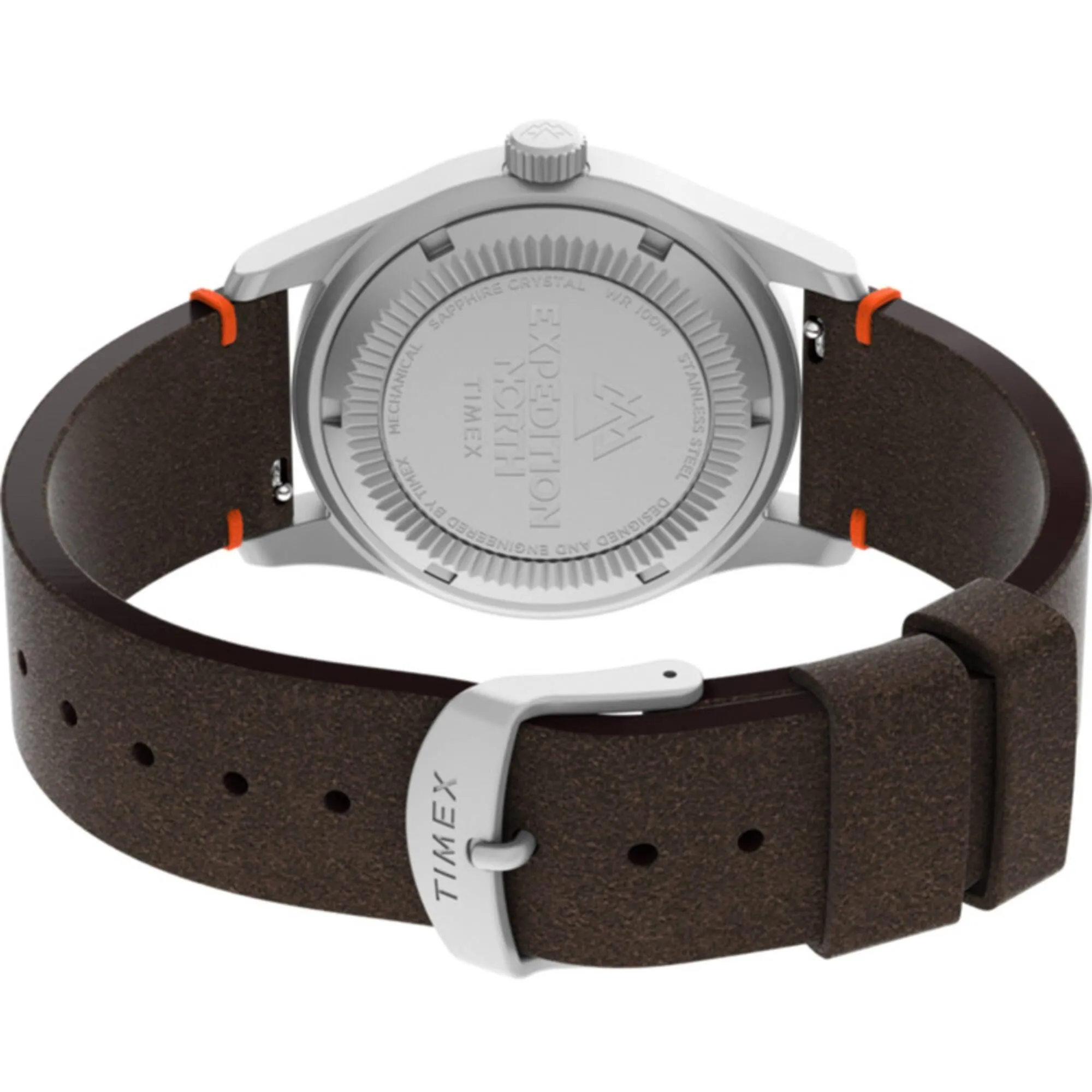 Timex Men's Watch - Expedition North Mechanical Brown Leather Strap | TW2V64300JR